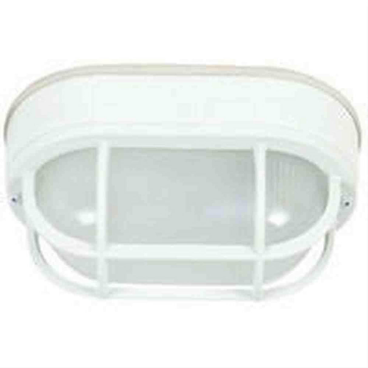 Craftmade Z396-TW Oval Bulkhead 1 Light Small Flush/Wall Mount Textured White