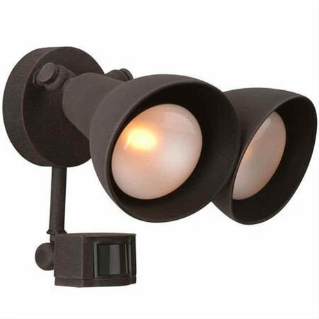 Craftmade Z402PM-RT 2 Light Covered Flood with Motion Sensor Rust