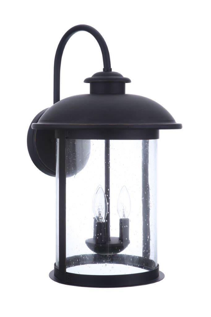 Craftmade ZA3234-DBG O'Fallon 3 Light Extra Large Outdoor Wall Mount in Dark Bronze Gilded