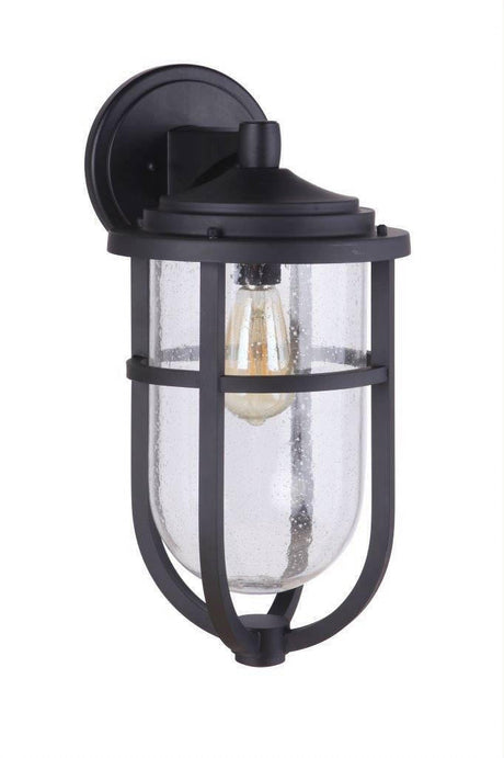 Craftmade ZA4724-MN Voyage 1 Light Large Outdoor Wall Mount in Midnight