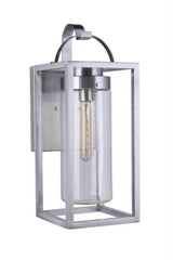 Craftmade ZA4814-SA Neo 1 Light Medium Outdoor Wall Mount Satin Aluminum
