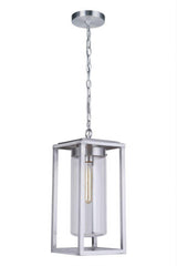 Craftmade ZA4821-SA Neo 1 Light Outdoor Pendant Satin Aluminum
