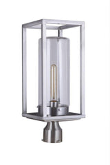 Craftmade ZA4825-SA Neo 1 Light Outdoor Post Mount Satin Aluminum