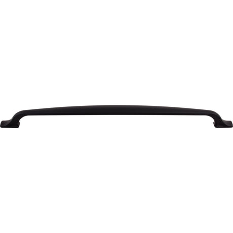 Top Knobs TK868BLK Torbay 12" Center to Center Bar Pull Flat Black