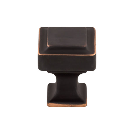 Top Knobs TK700UM Ascendra 1" Length Square Knob Umbrio