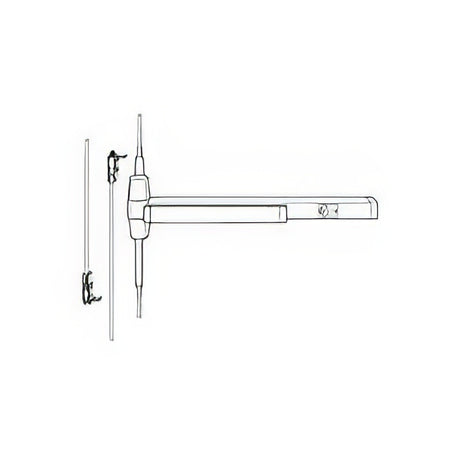 Von Duprin CXA9947EOF26D3 satin chrome rod exit device