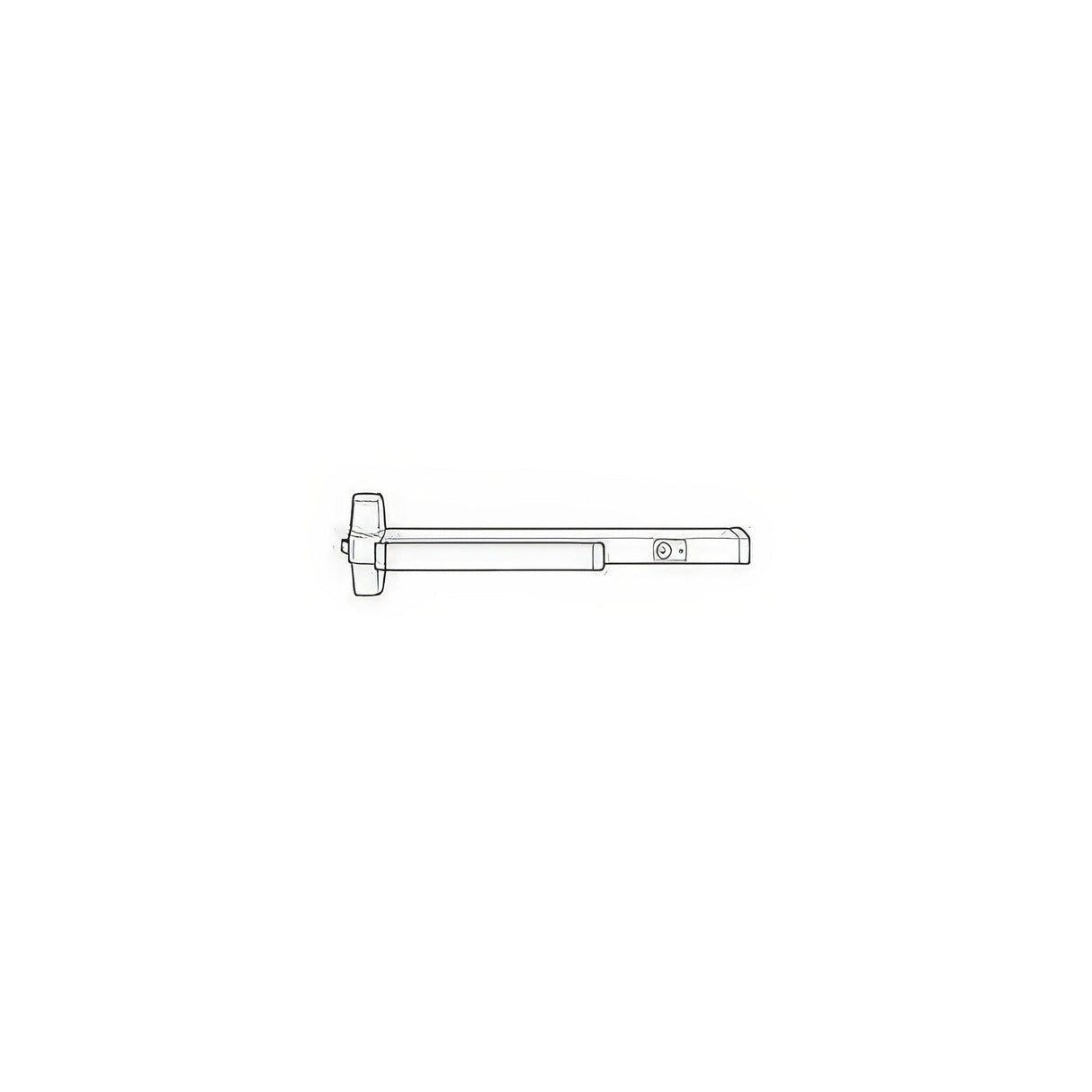 Von Duprin CXA99EO3133 anodized duranodic rim exit device