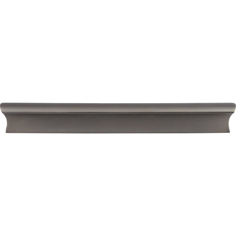 Top Knobs TK555AG Glacier 6" Center to Center Finger Pull Ash Gray