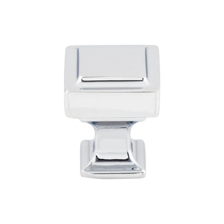 Top Knobs TK700PC Ascendra 1" Length Square Knob Polished Chrome