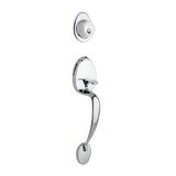 Copper Creek CZ2610PS polished stainless single cylinder handleset