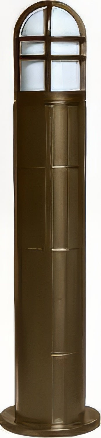 Dabmar Lighting D110-L12-30K-B black bollard