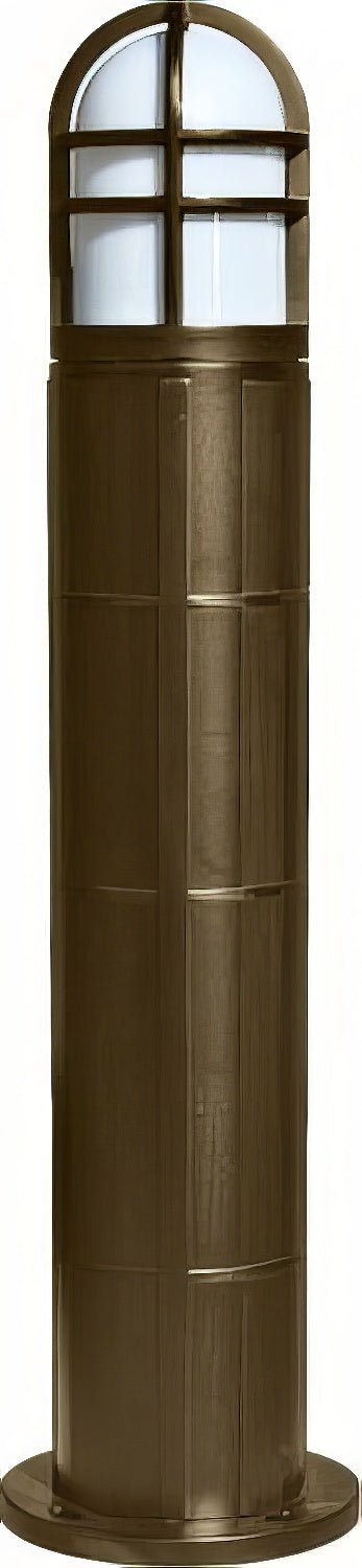 Dabmar Lighting D110-L12-50K-B black bollard