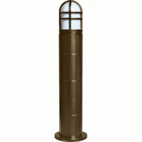 Dabmar Lighting D110-L12-50K-BZ bronze bollard