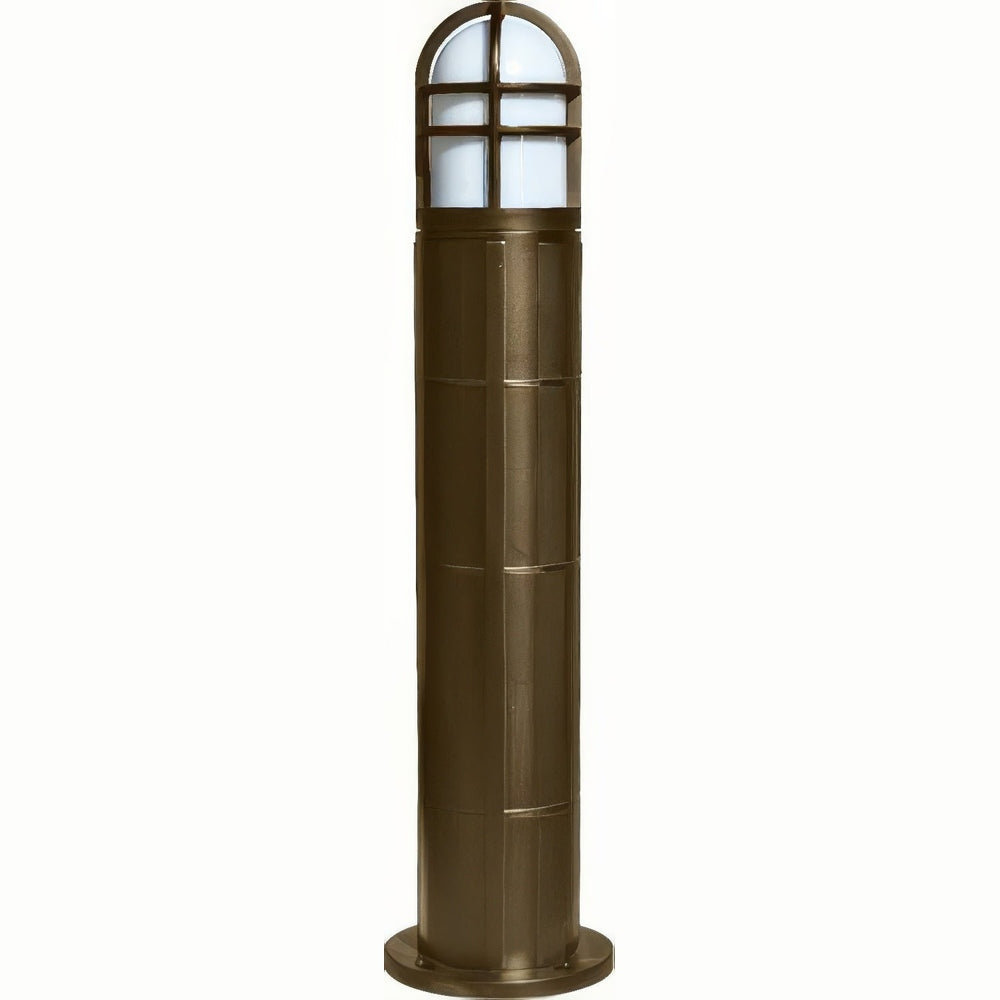 Dabmar Lighting D110-L12-50K-BZ bronze bollard