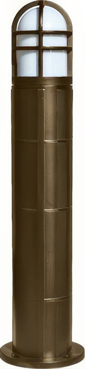 Dabmar Lighting D110-L12-50K-BZ bronze bollard