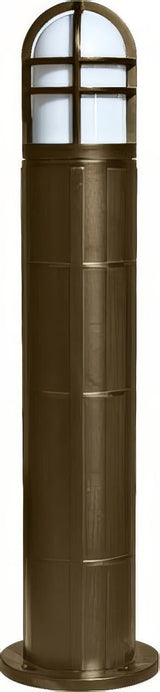Dabmar Lighting D110-L20-50K-B black bollard