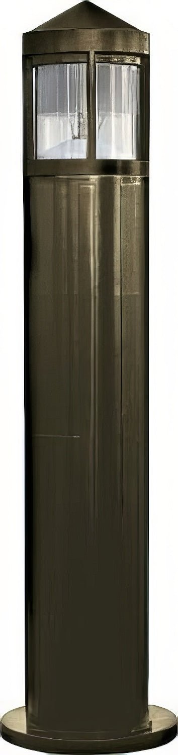Dabmar Lighting D120-L12-30K-BZ bronze bollard