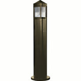 Dabmar Lighting D120-L12-40K-B black bollard