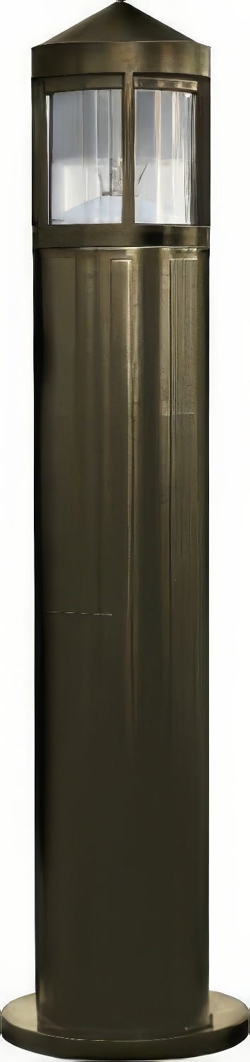 Dabmar Lighting D120-L20-30K-BZ bronze bollard
