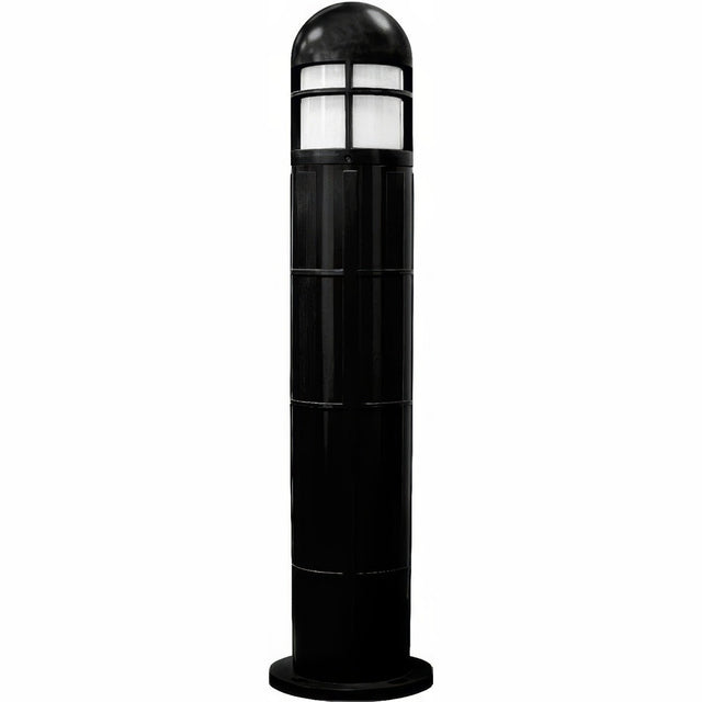 Dabmar Lighting D140-L12-40K-B black bollard