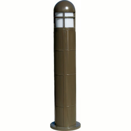 Dabmar Lighting D140-L20-30K-BZ bronze bollard