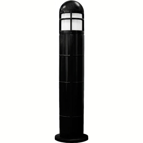 Dabmar Lighting D140-L20-50K-B black bollard
