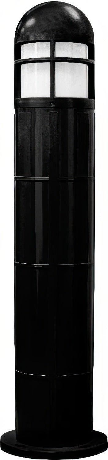 Dabmar Lighting D140-L20-50K-B black bollard