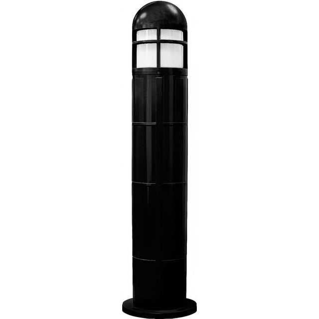 Dabmar Lighting D140-L6-30K-B black bollard