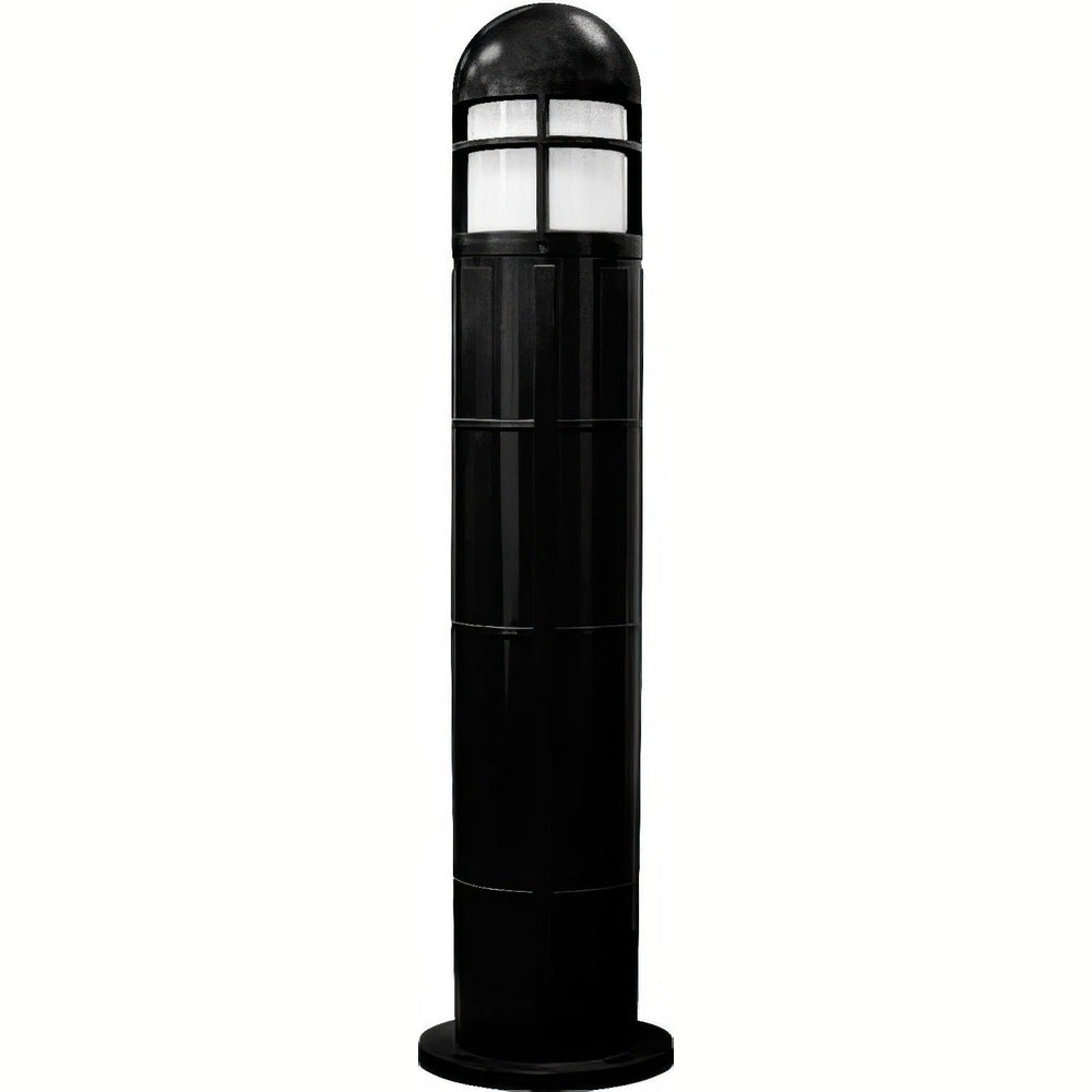 Dabmar Lighting D140-L6-60K-B black bollard