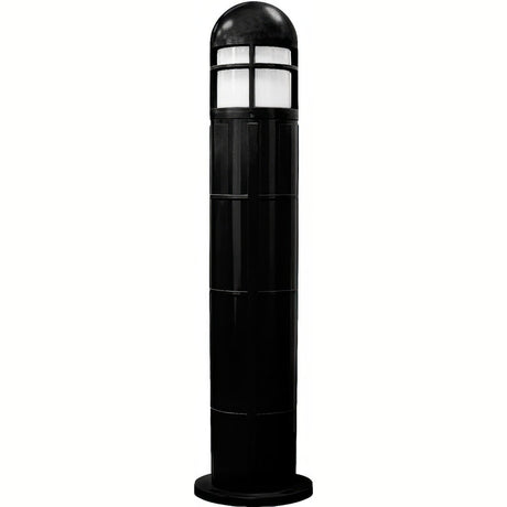 Dabmar Lighting D140-L6-60K-B black bollard