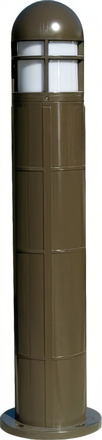 Dabmar Lighting D140-L6-RGBW-BZ bronze bollard