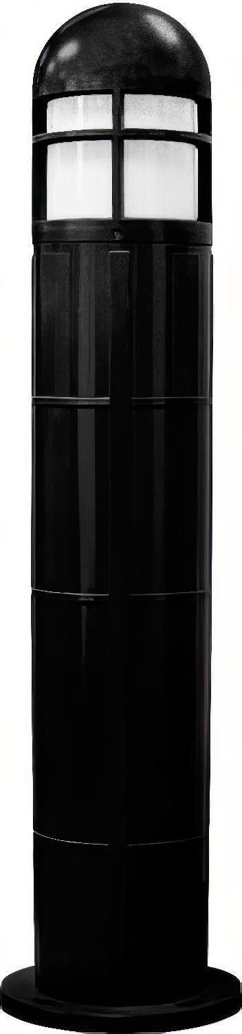 Dabmar Lighting D140-L9-27K-B black bollard