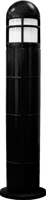 Dabmar Lighting D140-L9-40K-B black bollard