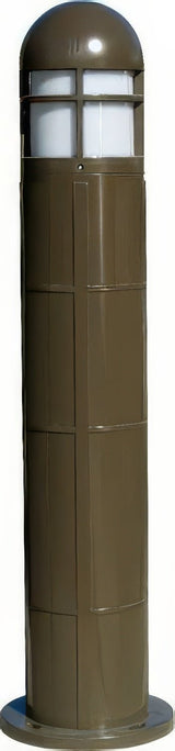 Dabmar Lighting D140-L9-40K-BZ bronze bollard