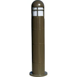 Dabmar Lighting D142-BZ-MT bronze bollard