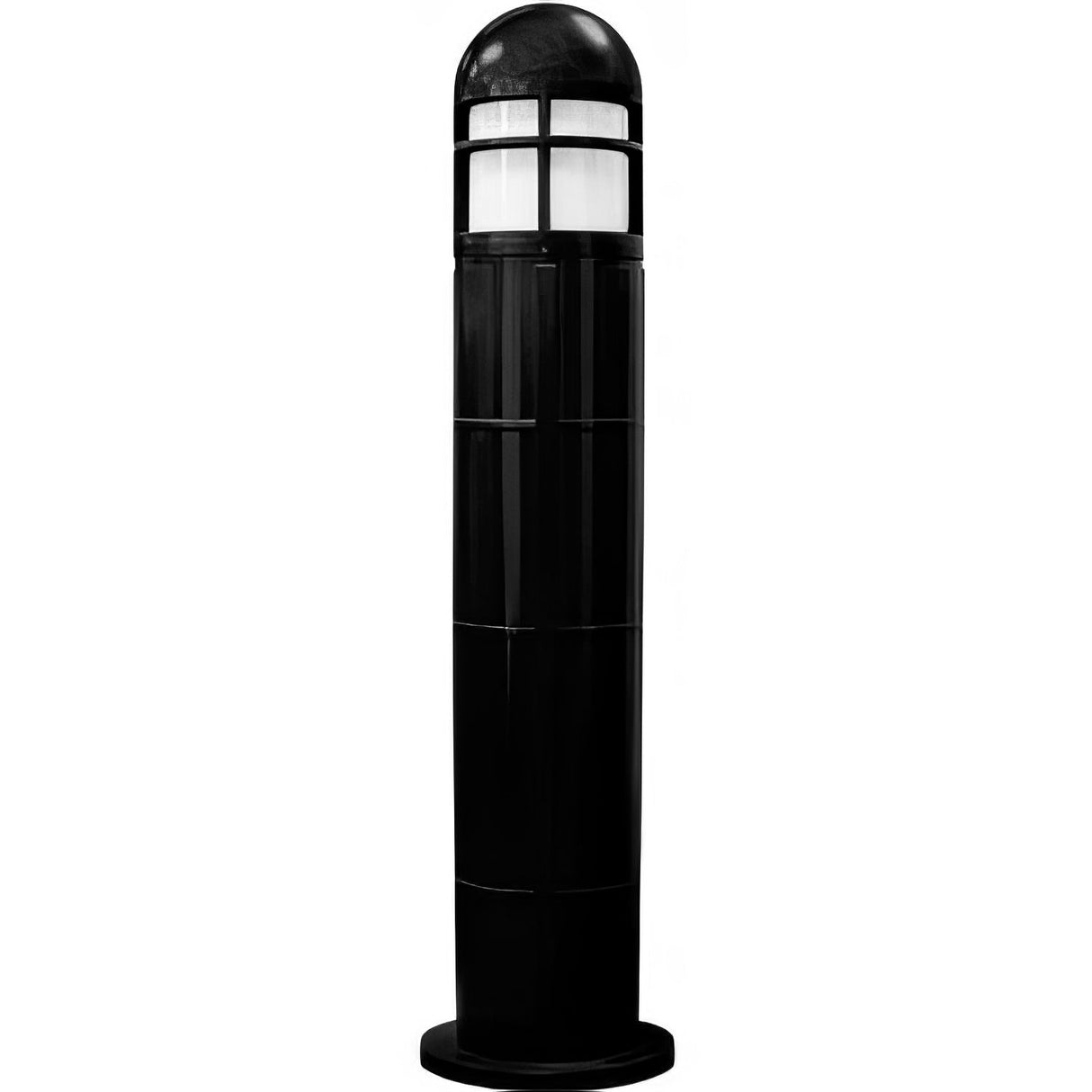Dabmar Lighting D143-50-B-MT-MT Fiberglass Bollard Black