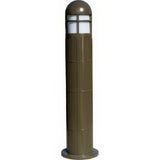 Dabmar Lighting D143-50-BZ-MT-MT Fiberglass Bollard Bronze