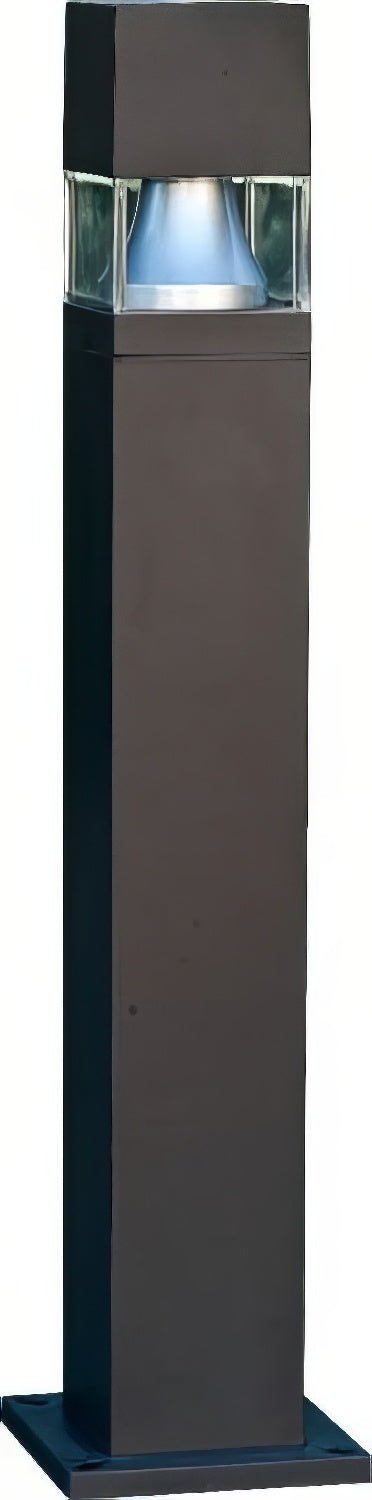 Dabmar Lighting D150-L12-40K-BZ bronze bollard