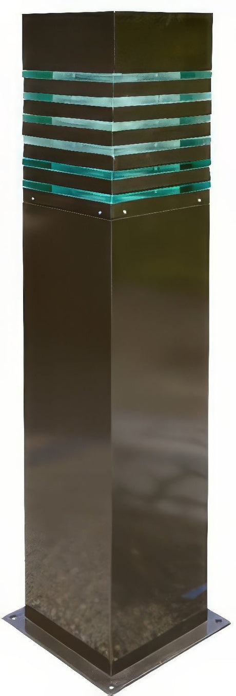 Dabmar Lighting D170-L12-50K-B black bollard