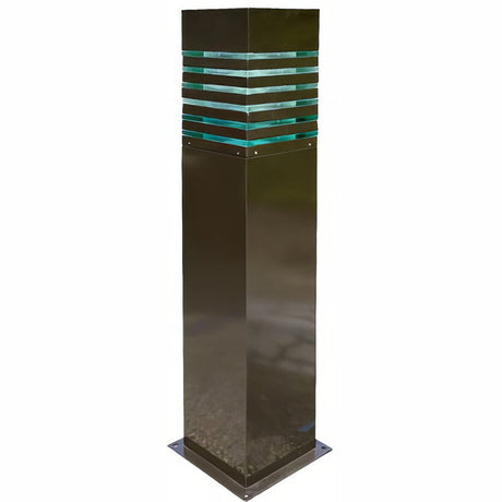 Dabmar Lighting D170-L12-50K-BZ bronze bollard