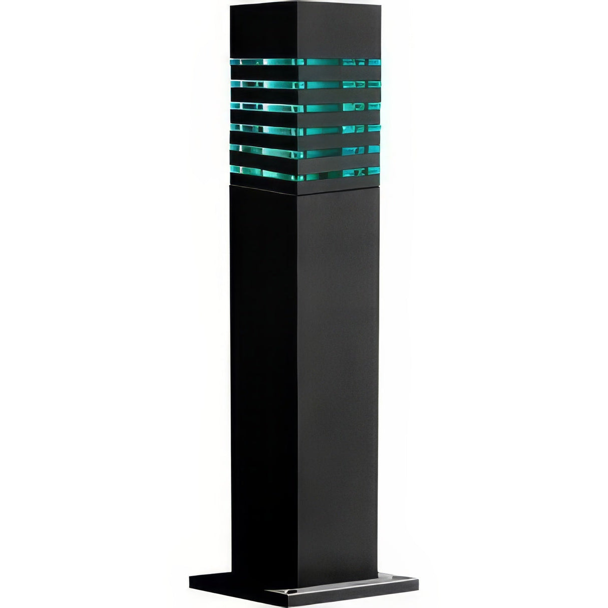 Dabmar Lighting D176-B Powder Coated Steel Bollard Black