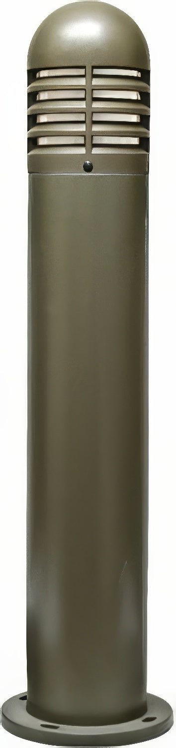 Dabmar Lighting D180-L12-30K-BZ bronze bollard