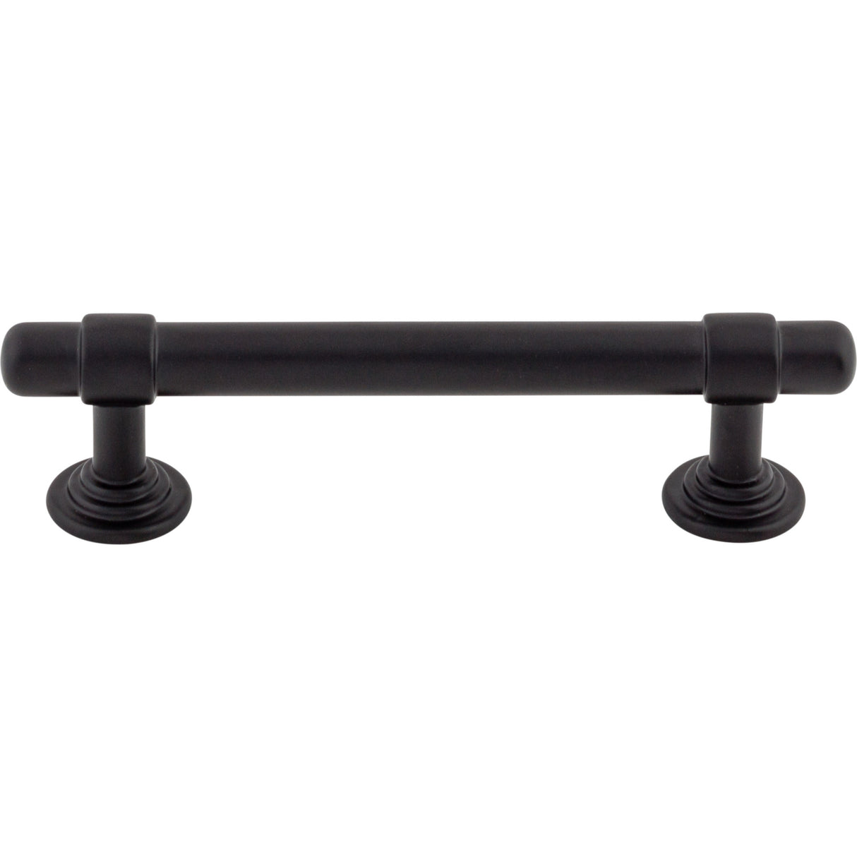 Top Knobs TK3001BLK Ellis 3 3/4" Center to Center Bar Pull Flat Black