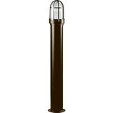 Dabmar Lighting D3176-BZ Powder Coated Steel Bollard Bronze