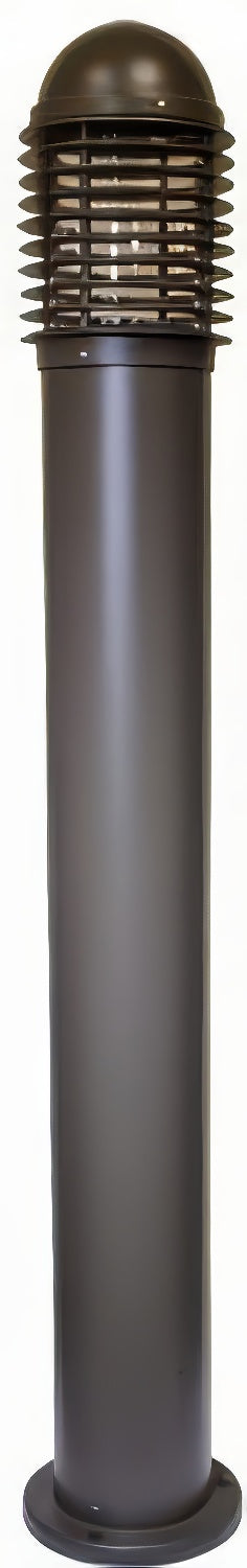 Dabmar Lighting D3300-L12-50K-BZ bronze bollard