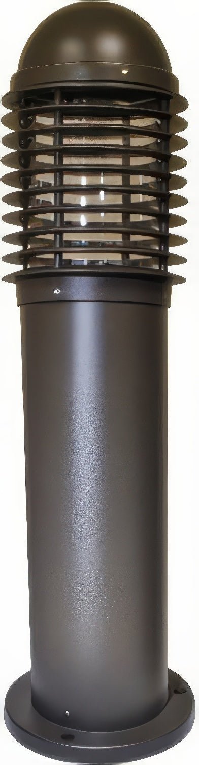 Dabmar Lighting D3390-L12-40K-B black bollard