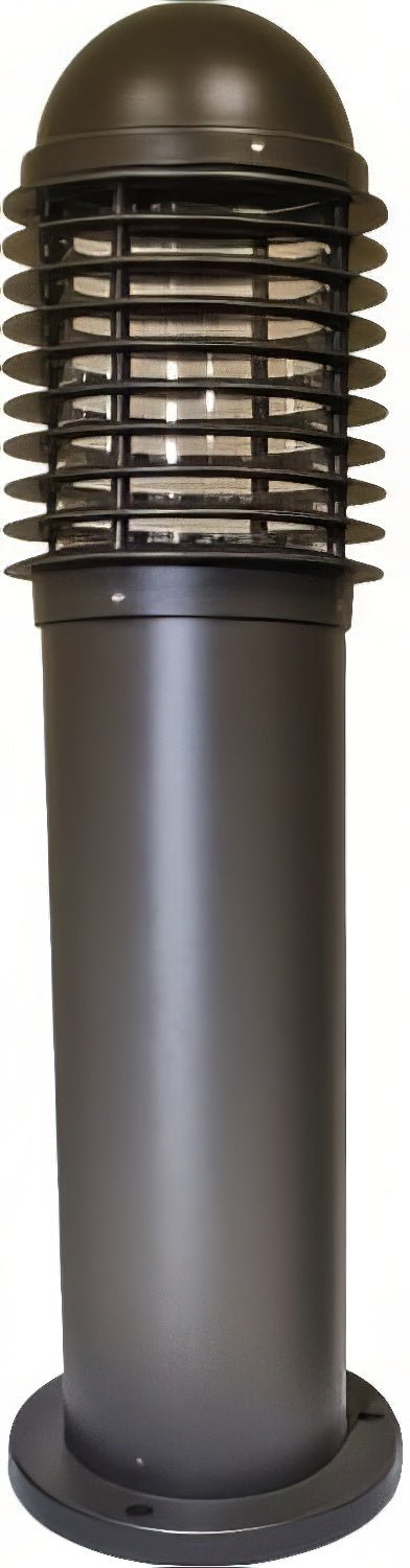 Dabmar Lighting D3390-L12-50K-BZ bronze bollard