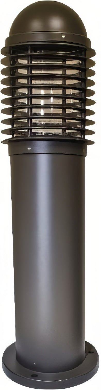 Dabmar Lighting D3390-L20-50K-BZ bronze bollard