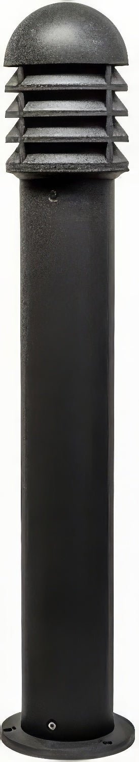 Dabmar Lighting D3400-L20-50K-B-CLR black bollard