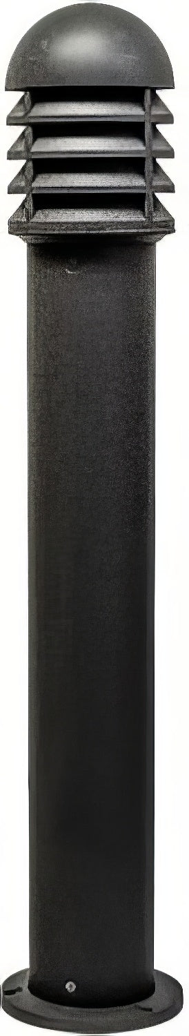 Dabmar Lighting D3400-L6-30K-B-CLR black bollard